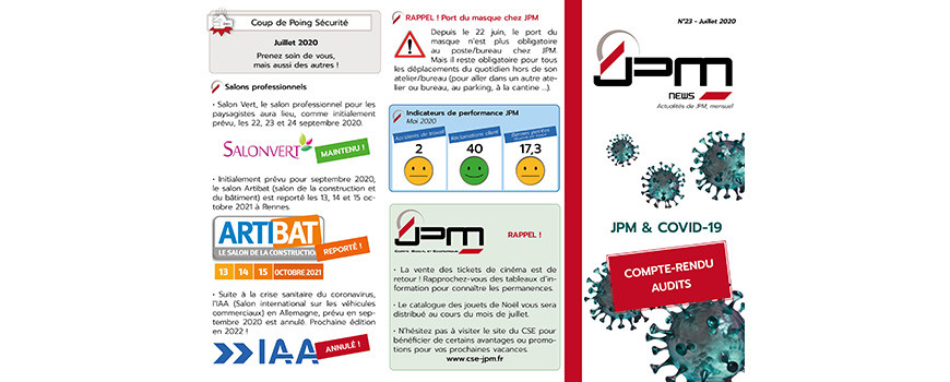 JPM NEWS Juillet