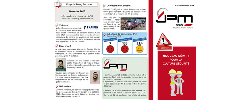 JPM NEWS Novembre