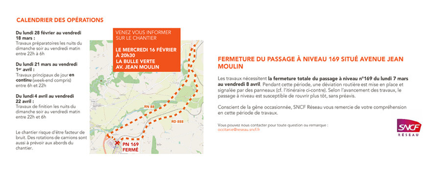 FERMETURE PASSAGE A NIVEAU