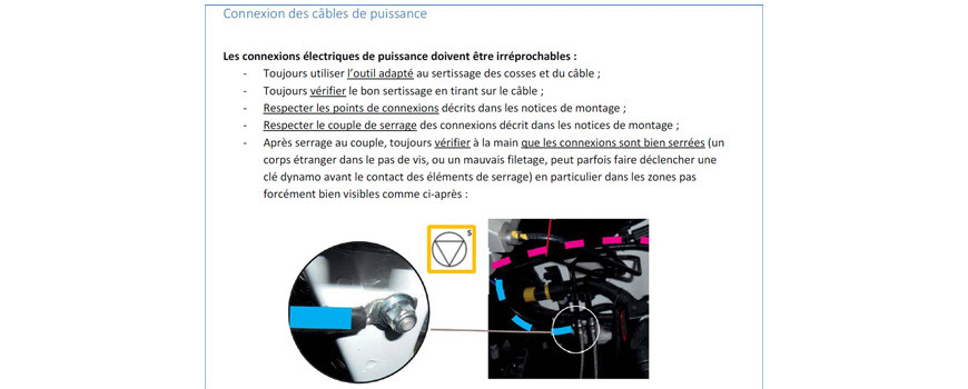 EVOLUTION DU KIT CABLES ELECTRIQUES