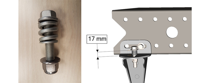 RESSORTS DE COMPRESSION DANS LE KIT VISSERIE 