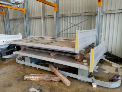  2 PLATEAUX ALU VULCAIN PLANCHER BOIS 3200 X 2000 X 1320