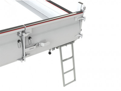 Sliding stepladder